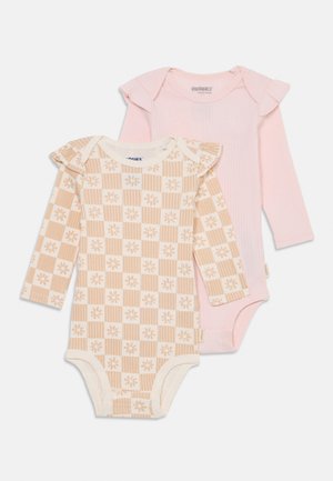 BODYSUIT 2 PACK - Glaustinukė - crystal pink