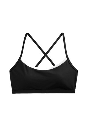 REGULAR FIT - TIPPED CROSS-BACK  - Bustieră - black