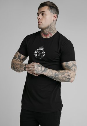 PRESTIGE TRANSFER TEE - Camiseta estampada - black
