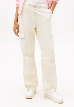 RELAXED STRAIGHT - Cargo trousers - newsprint