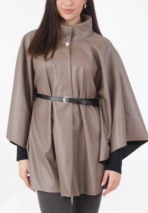 Elara Manteau court - taupe