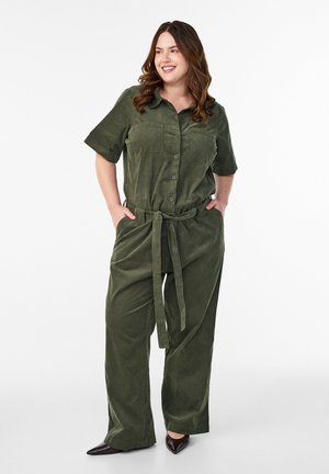 MIT GERADEM BEIN - Jumpsuit - thyme