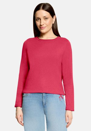 Cartoon, CARTOON MIT RUNDHALSAUSSCHNITT STRICKPULLOVER - Jumper - red bud