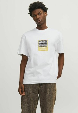 Print T-shirt - bright white