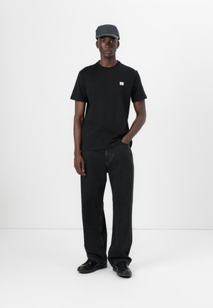 Calvin Klein Jeans, TEE - T-Shirt basic - black/bright white