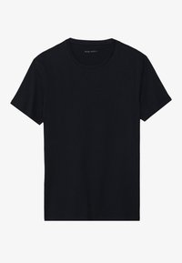 Pier One 5 PACK - T-shirts basic - dark blue/bordeaux/black