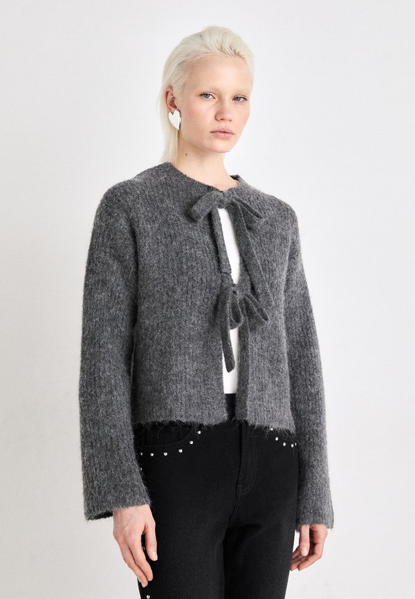 TIE CARDIGAN - Strickjacke