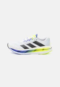 Unselected, footwear white/core black/lucid lemon