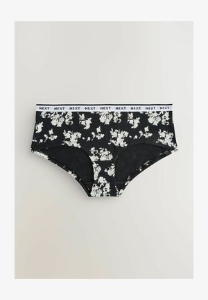 Schwarze Unterhose mit Blumenmuster und weißem Bündchen mit "NEXT"-Logo. Aus weichem Stoff gefertigt, in einer klassischen, komfortablen Passform entworfen.