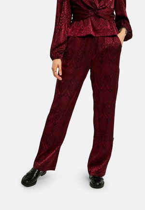 LALA - Tygbyxor - bordeaux