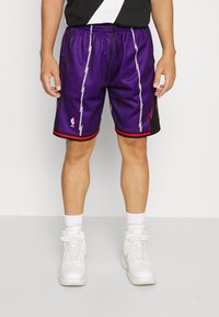 Mitchell & Ness - NBA TORONTO RAPTORS SWINGMAN SHORTS - Klubbkläder - purple Miniatyrbild 1