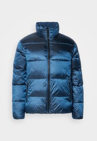 TWO TONE PUFFER JACKET - Zimná bunda - china blue black
