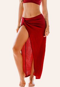 Cupshe Strandaccessoire - dark red