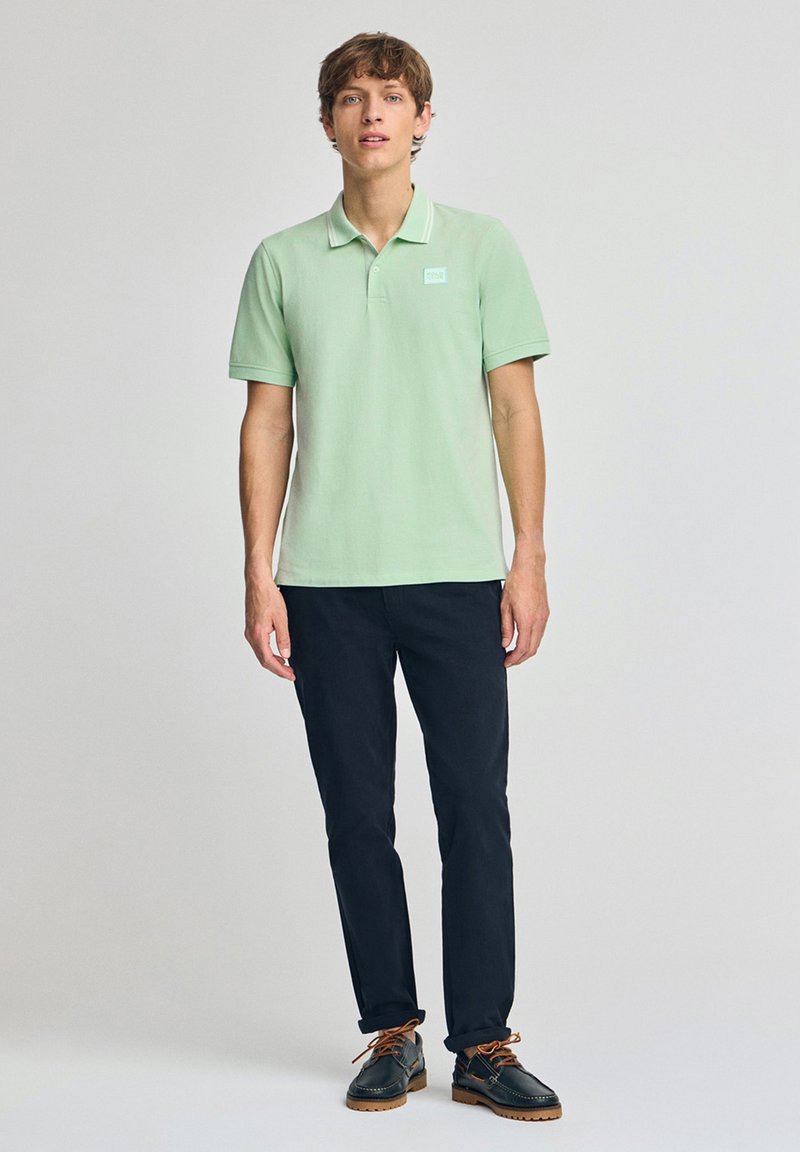 Polo Club SHORT SLEEVE PATCH Polo mint/verde