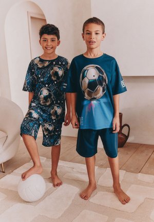 Next, REGULAR FIT-2 PACK - Nattøj sæt - blue football