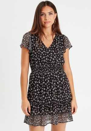 Cache Cache MIT RÜSCHEN - Vestito casual - noir