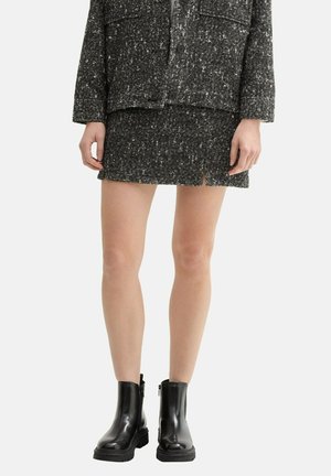 A-Linien-Rock - salt and pepper boucle