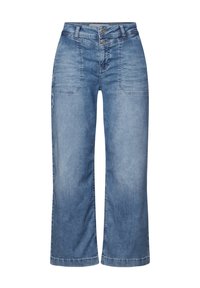 Pantalon Vaqueros Acampanados De Cintura Baja Para Mujer, Pantalon