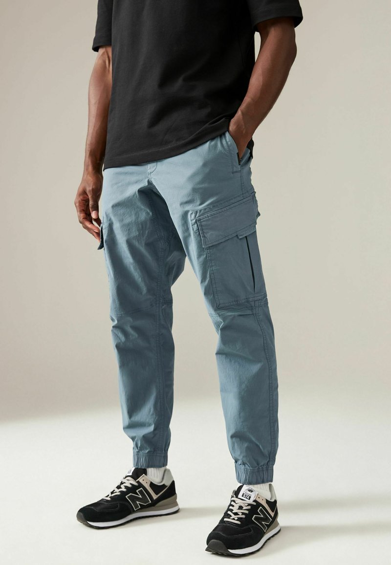 Next STRETCH UTILITY REGULAR TAPERED - Cargo hlače - mid blue grey