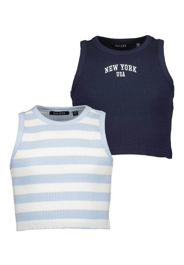 BASICS - Top - m hl blau dk blau