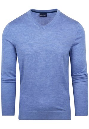 V NECK  - Trui - light blue blue