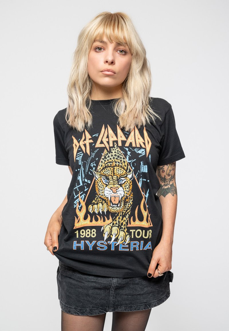 Paradiso Clothing DEF LEPPARD HYSTERIA 88 TOUR - Print T-shirt - black