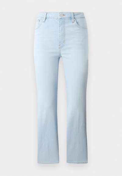 FRAME THE REBOOT CROP - Jeans bootcut - light blue