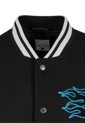 Karl Kani AMOR FLAMES COLLEGE - Bomberjacke - black blue rose