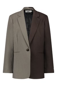 Colourful Rebel MIMMI CHECK SINGLE BREASTED - Blejzer - dark brown