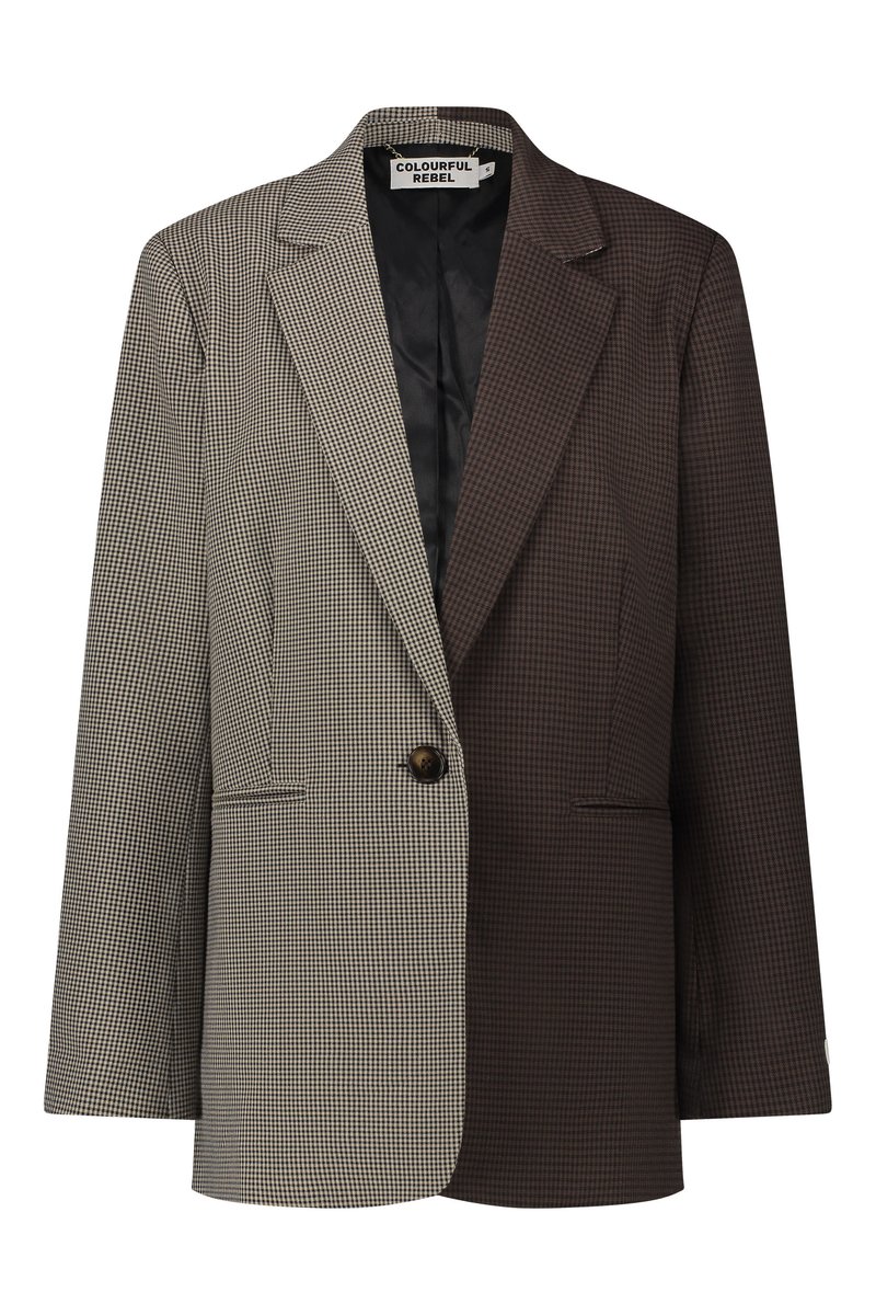 Colourful Rebel Blazer bruin