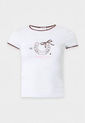 Even&Odd by Zalando, Μπλουζάκι με στάμπα - white