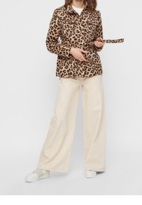 Pieces Fleecejacka - black