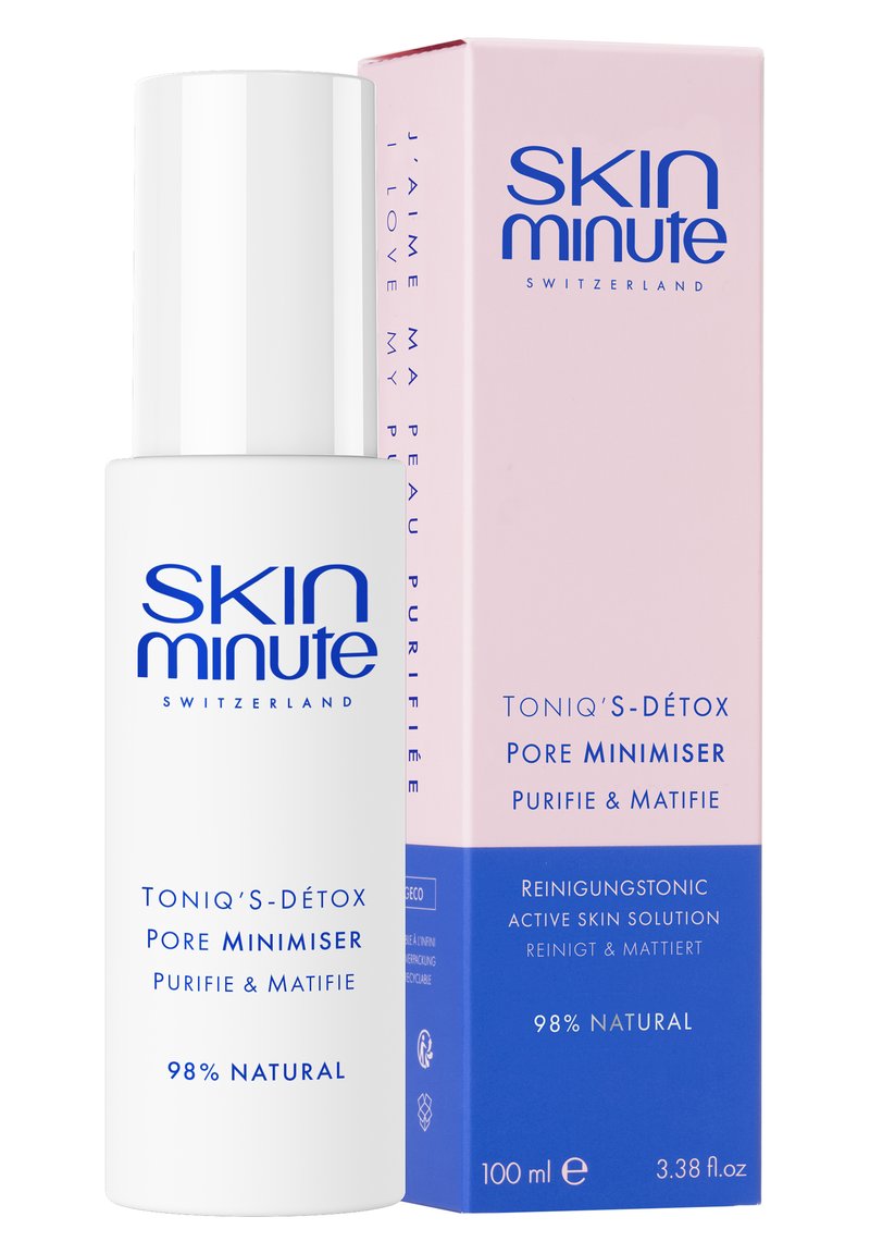 Skin Minute Switzerland TONIQ' SDETOX Lotion visage blanc/rose/bleu/blanc ZALANDO.CH