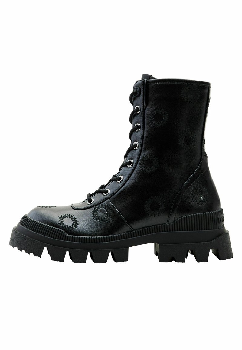 Desigual Veterlaarzen zwart Desigual Veterlaarzen zwart