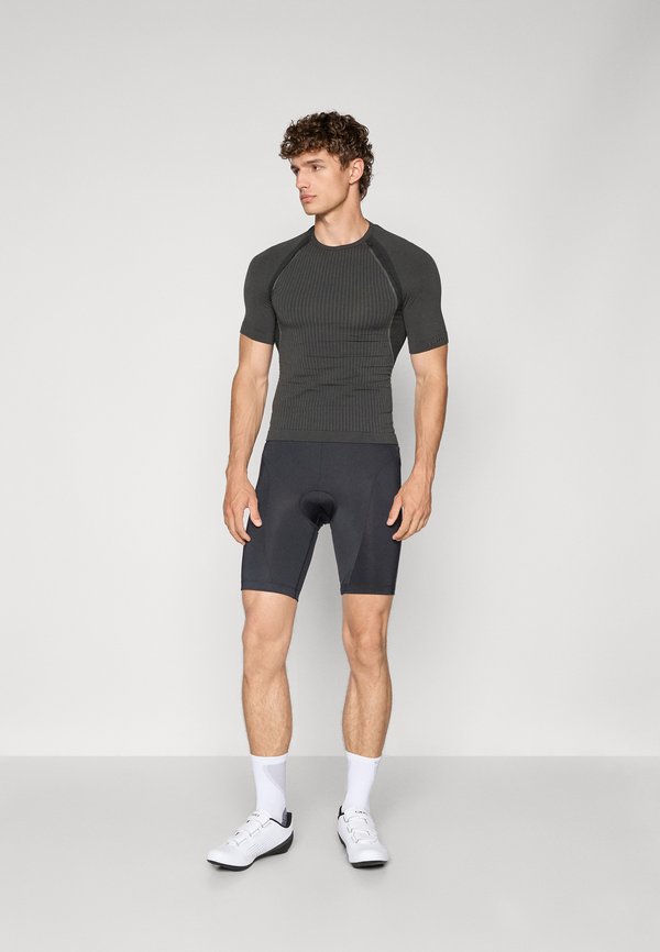 CHRONO BASE LAYER - Print T-shirt - charcoal3