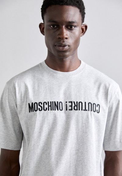 MOSCHINO T-shirt imprimé - fantasia grigio
