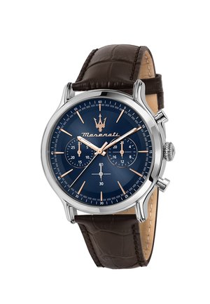 Maserati Montre à aiguilles - blau/braun/silber