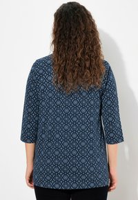 Ulla Popken 3/4 SLEEVE   - Maglietta a manica lunga - navy blue