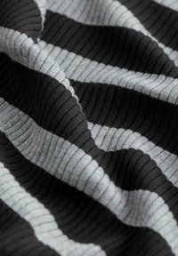 Next PIE COLLAR STRIPE - Džemper - black grey