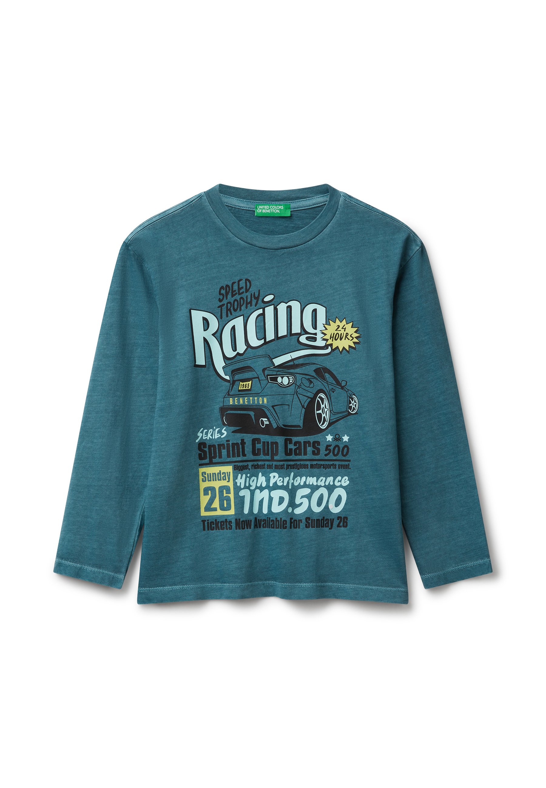 T-shirt Manches Longues Gris United Colors Of Benetton Tshirts Garcon Couleur Gris 2676857 Gris00