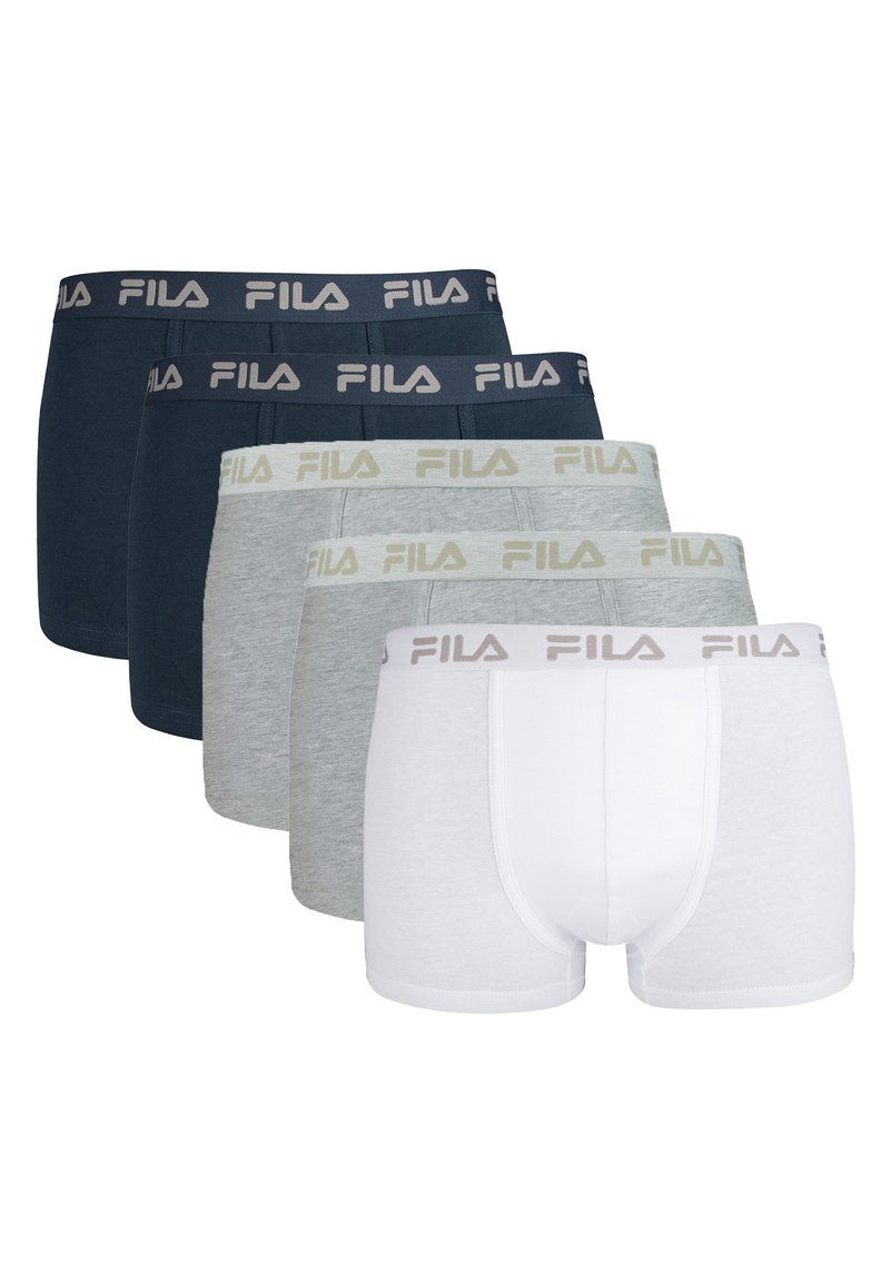 Fila BOXERSHORTS 5 PACK - Boxer brief - blau/grau/weiß