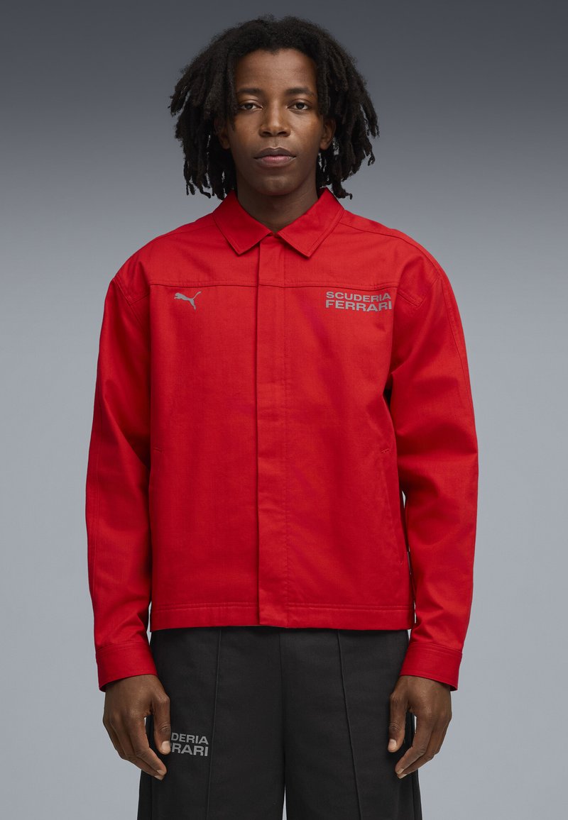 Puma SCUDERIA FERRARI - Lehká bunda - rosso corsa