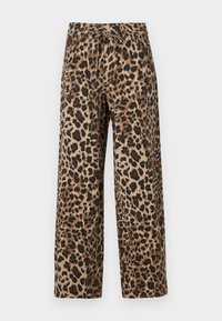 ONLGIANNA - Straight leg jeans - light taupe/black