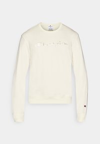 ICONS CREWNECK WITH LARGE TONAL LOGO - Mikina - beige