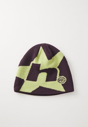 HUF STAR SKULL BEANIE UNISEX - Beanie - raisin