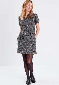 BONOBO Jeans GERADES MIT GÜRTEL - Blousejurk - noir