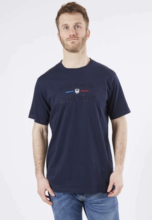 MANCHES COURTES ANTOINE - T-shirt imprimé - bleu marine