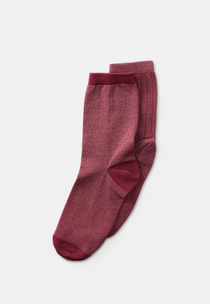 ONLELENA SOCKS BALL 2 PACK - Čarape - cabernet/rose