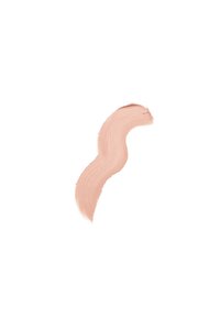 Échantillon de crème beige avec une texture lisse, présentant des coups subtils, sur un fond blanc uni. La teinte semble chaude et neutre.
