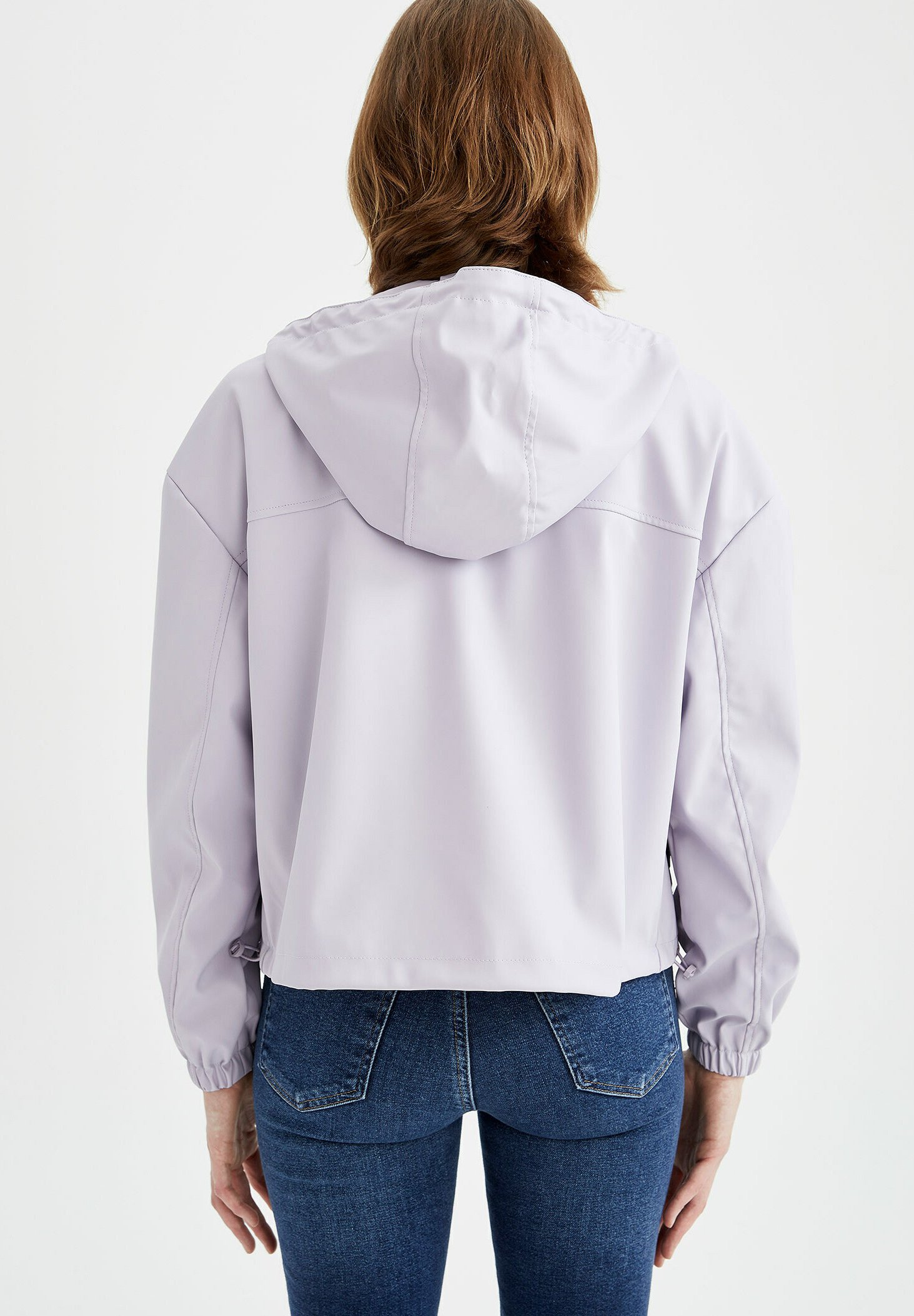 cropped waterproof jacket